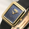 Cartier 18K Yellow Gold Honeycomb Second Hand Watch Collectors 4