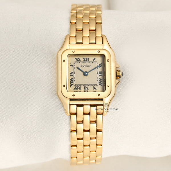 Cartier 18K Yellow Gold Lady Panthere Second Hand Watch Collectors 1