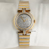Cartier 18K Yellow Gold Pave Diamond Second Hand Watch Collectors 1