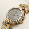 Cartier 18K Yellow Gold Pave Diamond Second Hand Watch Collectors 4
