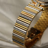 Cartier 18K Yellow Gold Pave Diamond Second Hand Watch Collectors 7