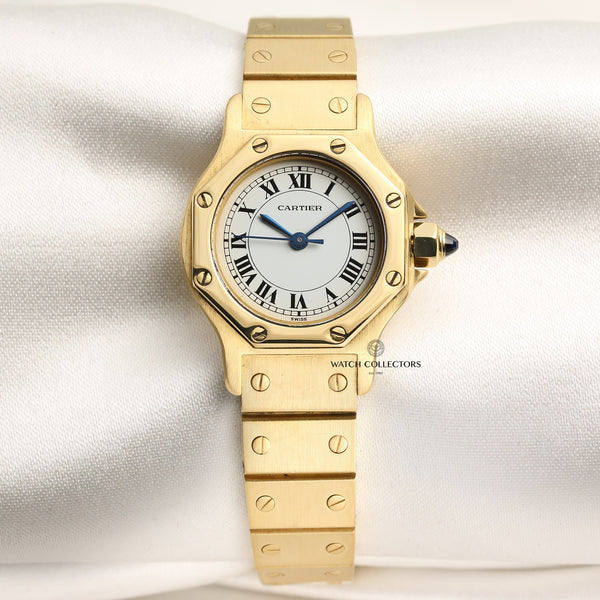 Cartier Santos Octagon 18k Yellow Gold – Watch Collectors