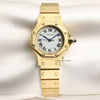 Cartier 18K Yellow Gold Second Hand Watch Collectors 1