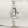Cartier 18k White Gold Diamond Bezel Second Hand Watch Collectors 1