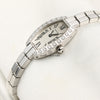 Cartier 18k White Gold Diamond Bezel Second Hand Watch Collectors 3