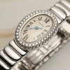 Cartier Baignoire 18 White Gold Diamond Second Hand Watch Collectors 4
