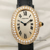 Cartier Baignoire 18K Yellow Gold Diamond Bezel Second Hand Watch Collectors 2