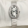 Cartier Baignoire 3065 18K White Gold Diamond Bezel Second Hand Watch Collectors 1