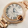 Cartier Ballon Bleu 18K Rose Gold Diamond Second Hand Watch Collectors 4