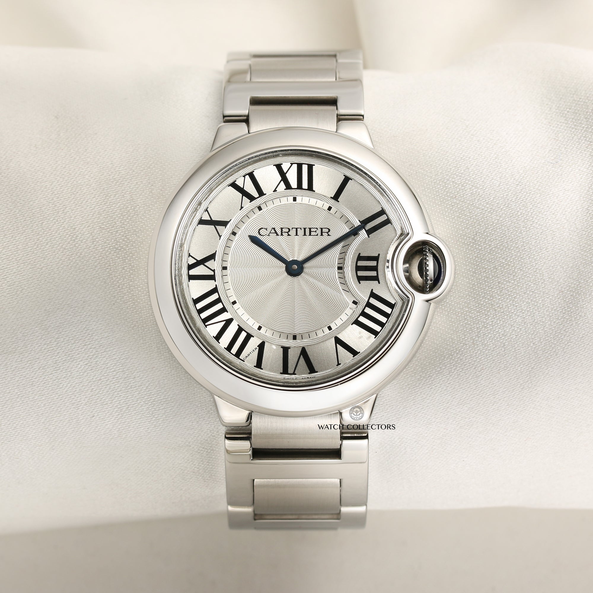 Cartier Ballon Bleu Stainless Steel Second Hand Watch Collectors 1