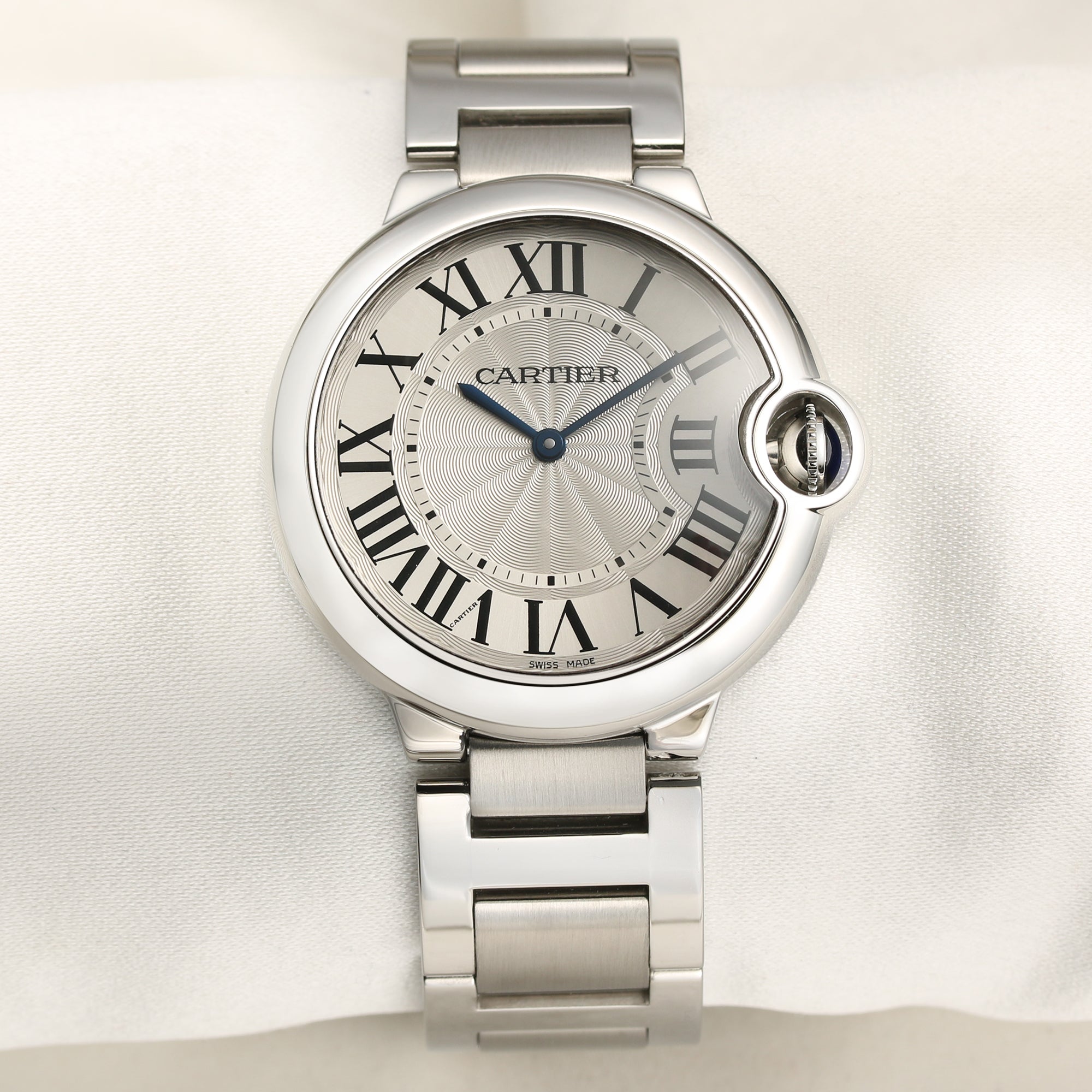 Cartier Ballon Bleu Stainless Steel Second Hand Watch Collectors 1