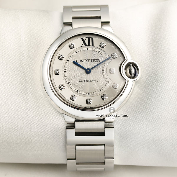 Cartier Ballon Bleu Stainless Steel Second Hand Watch Collectors 1