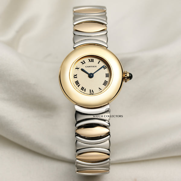 Cartier Colisee Steel & Gold Second Hand Watch Collectors 1