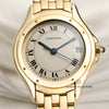 Cartier Cougar 18K Yellow Gold Second Hand Watch Collectors 2