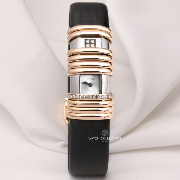 Cartier Declaration 2611 Titanium & 18K Rose Gold Second Hand Watch Collectors 1