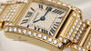 Cartier Ladies Tank Francaise 18K Yellow Gold Diamond Bezel Bracelet Second Hand Watch Collectors 5
