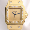 Cartier Lady Santos 4035 18K Yellow Gold Diamond Second Hand Watch Collectors 2