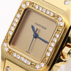 Cartier Lady Santos 4035 18K Yellow Gold Diamond Second Hand Watch Collectors 4