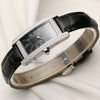 Cartier Lady Tank Americaine 18K White Gold Diamond Bezel Second Hand Watch Collectors 3