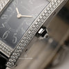 Cartier Lady Tank Americaine 18K White Gold Diamond Bezel Second Hand Watch Collectors 5