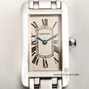 Cartier Lady Tank Americaine 18K White Gold Second Hand Watch Collectors 2