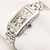 Cartier Lady Tank Americaine 18K White Gold Second Hand Watch Collectors 3