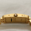 Cartier Lady Tank Americaine 18K Yellow Gold Diamond Bezel Second Hand Watch Collectors 6