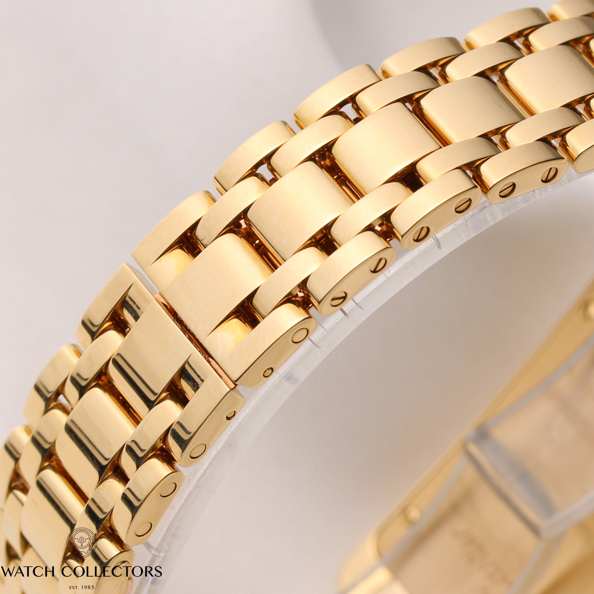 Cartier-Lady-Tank-Americaine-Diamond-Bezel-18K-Yellow-Gold-Second-Hand-Watch-Collectors-7