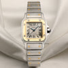 Cartier Midsize Santos Steel & Gold Second Hand Watch Collectors 1