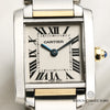 Cartier Midsize Tank Francaisse 2384 Steel & Gold Second Hand Watch Collectors 2