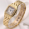 Cartier Panthere 18K Yellow Gold Diamond Second Hand Watch Collectors 3