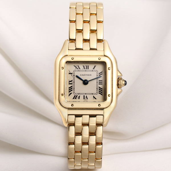 Cartier Panthere 18K Yellow Gold Second Hand Watch Collecotrs 1