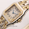 Cartier-Panthere-18K-Yellow-White-Gold-Diamond-Bezel-Bracelet-Second-Hand-Watch-Collectors-4
