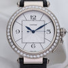 Cartier Pasha 18K White Gold Diamond Bezel Second Hand Watch Collectors 2