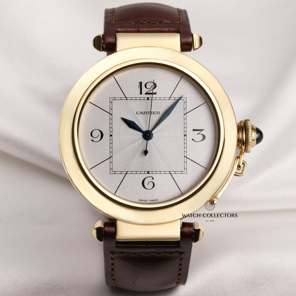 Cartier-Pasha-18K-Yellow-Gold-Second-Hand-Watch-Collectors-1