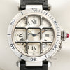Cartier Pasha Grille Stainless Steel Second Hand Watch Collectors 2