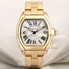 Cartier Roadster Automatic 37mm 18K Yellow Gold Second Hand Watch Collectors 1