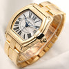 Cartier Roadster Automatic 37mm 18K Yellow Gold Second Hand Watch Collectors 3
