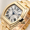 Cartier Roadster Automatic 37mm 18K Yellow Gold Second Hand Watch Collectors 4