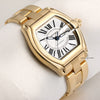 Cartier Roadster Automatic 37mm 18K Yellow Gold Second Hand Watch Collectors 5