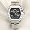 Cartier Roadster Chronograph Stainless Steel Second Hand Watch Collectors 1