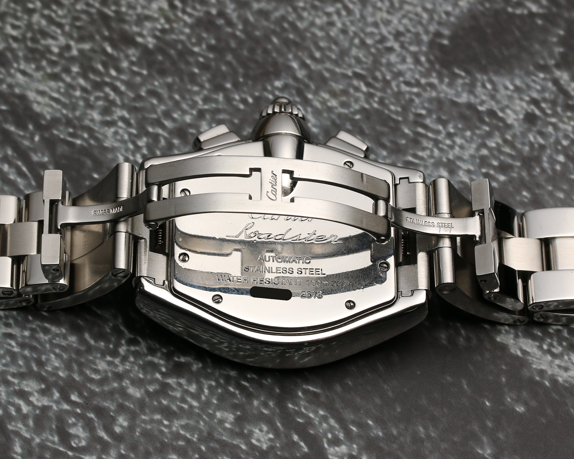 Cartier Roadster Chronograph Stainless Steel Second Hand Watch Collectors 5