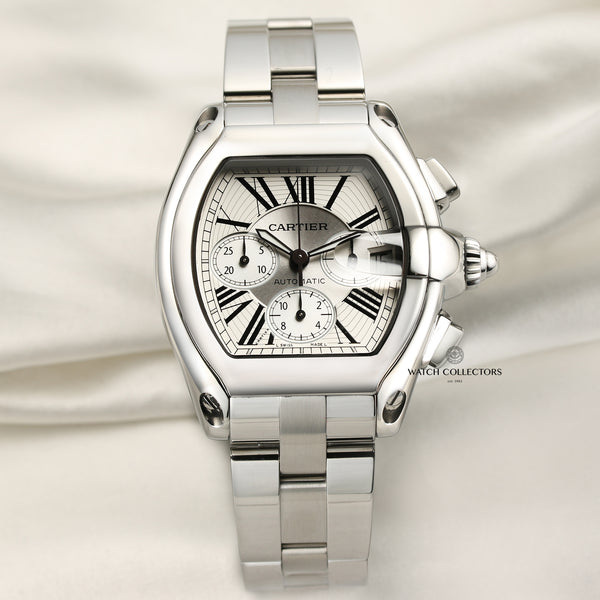 Cartier Roadster Stainless Steel Second Hand Watch Collectors 1