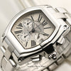 Cartier Roadster Stainless Steel Second Hand Watch Collectors 4