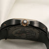 Cartier Santos 18K Rose Gold Black Second Hand Watch Collectors 5
