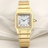 Cartier Santos 18K Yellow Gold Second Hand Watch Collectors 1