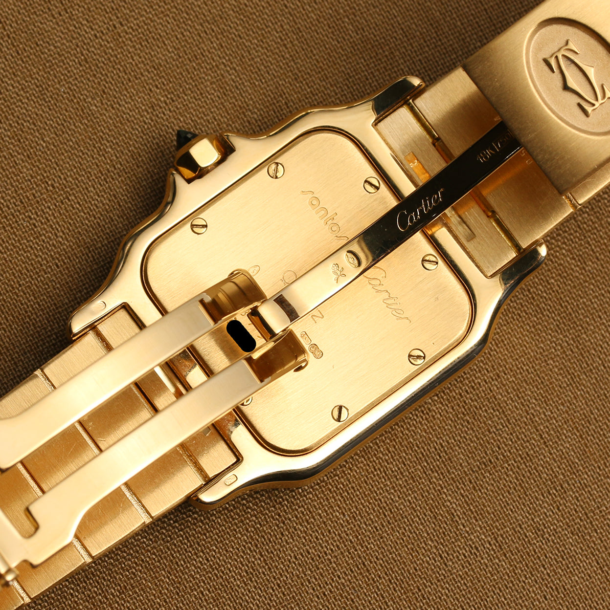 Cartier Santos 18K Yellow Gold Second hand Watch Collectors 6