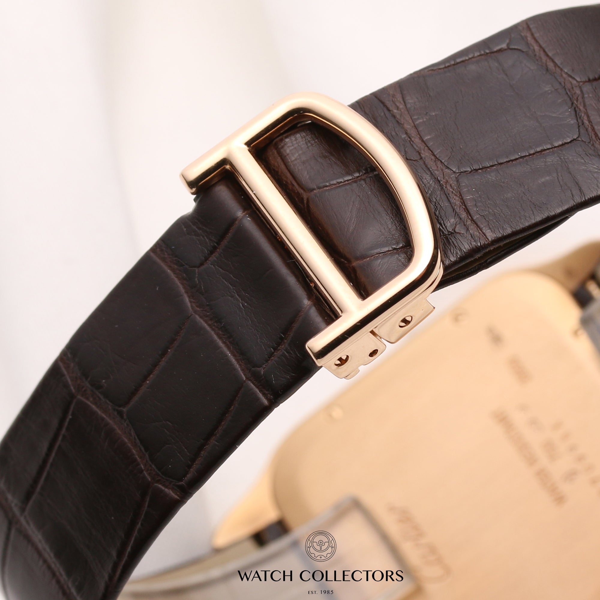 Cartier-Santos-Dumont-18K-Rose-Gold-Second-Hand-Watch-Collectors-6