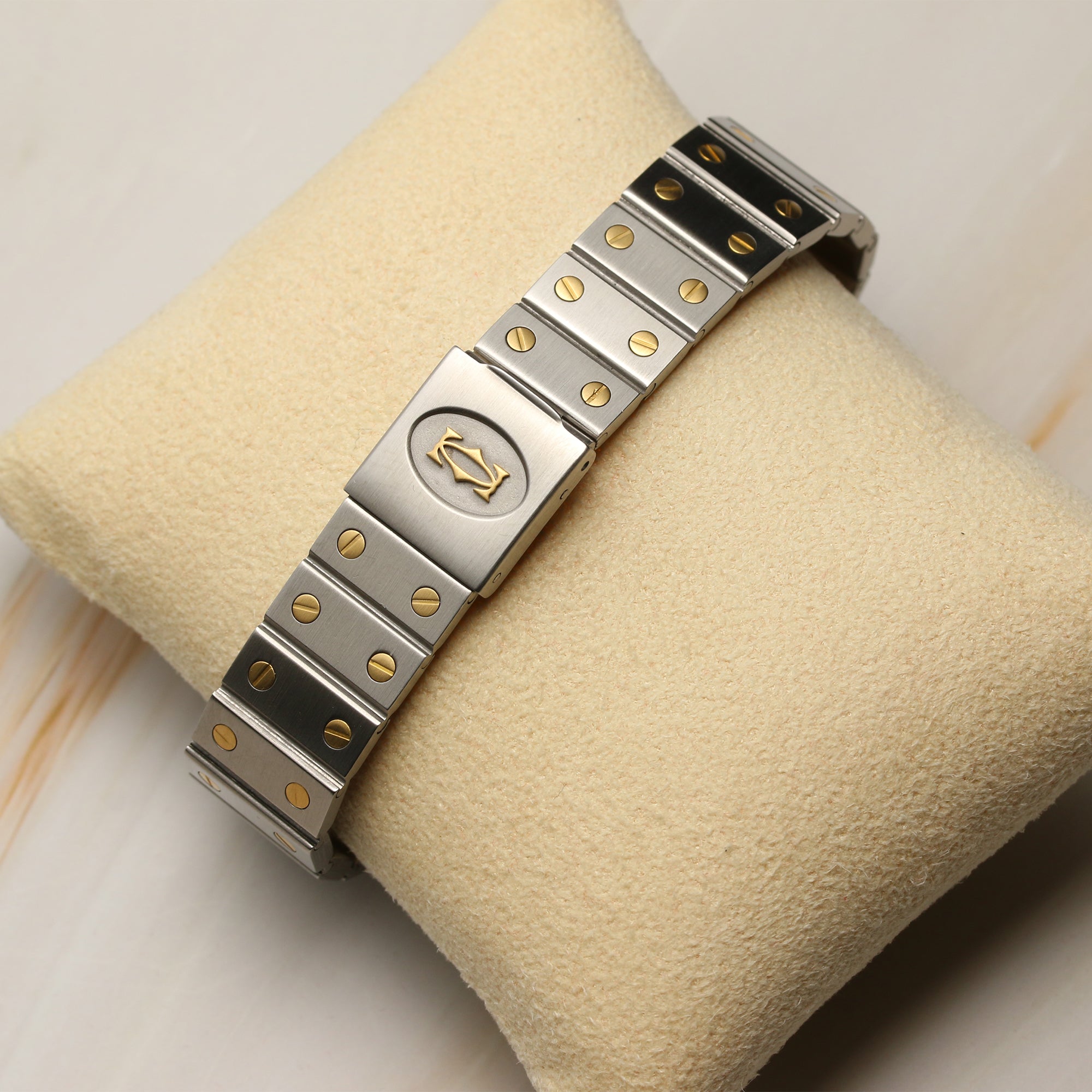 Cartier Santos Gents Steel & Gold Second Hand Watch Collectors 5