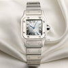 Cartier Santos Stainless Steel Second Hand Watch Collectors 1